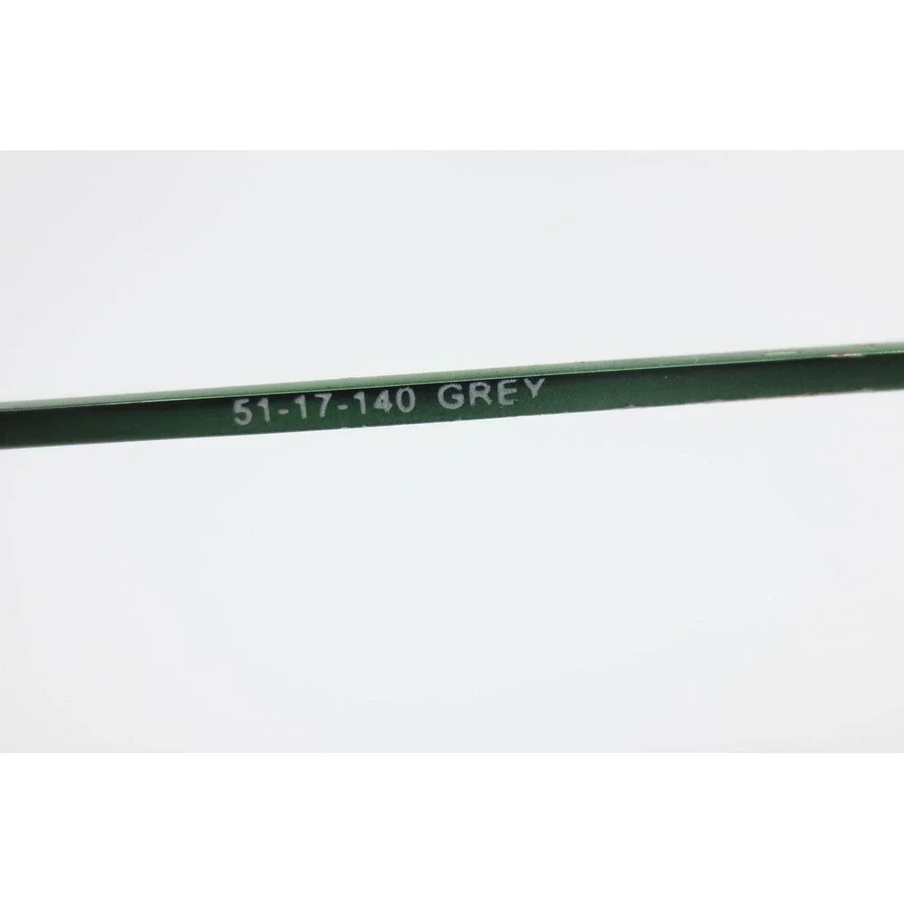 Colours by Alexander Julian Rahbee Grey Green Rectangular Eyeglasses 51-17-140